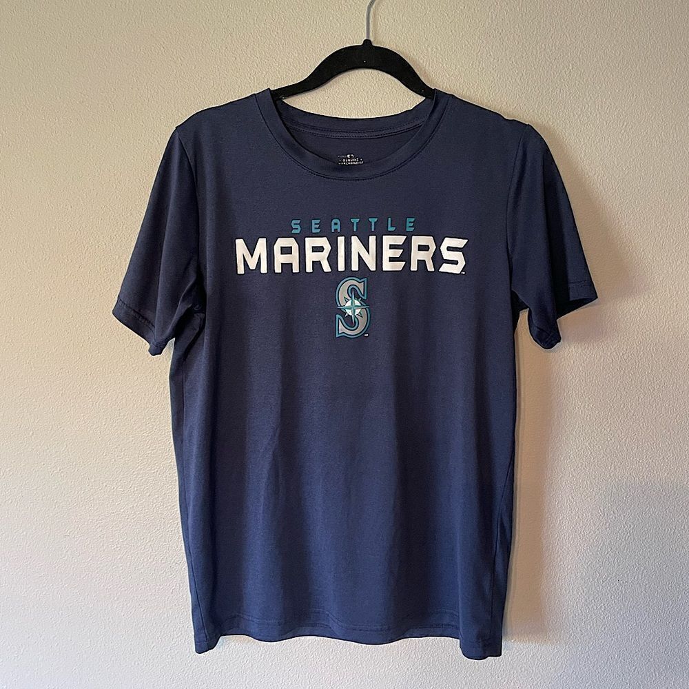 Youth Genuine Merchandise Seattle Mariners, Short-Sleeve Shirt. Size XL (14/16).